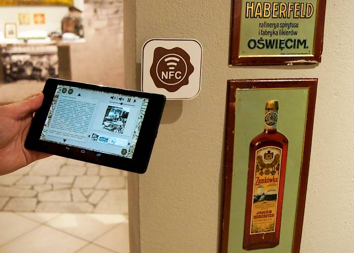 The Castle Museum in Oswiecim - mobile app with NFC, multimedia guide