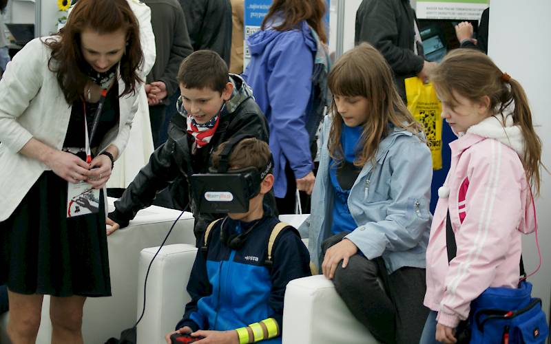 Małopolski Festiwal Innowacji 2015 - stoisko z Oculus Rift