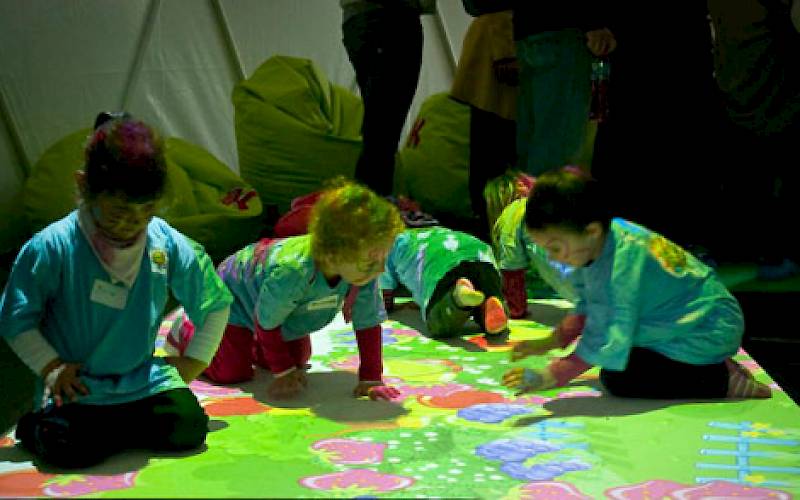Kubuś branch birthday - interactive floor for kids