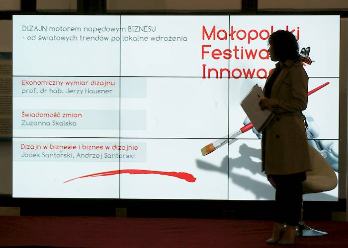 Małopolski Festiwal Innowacji - monitory bezszwowe