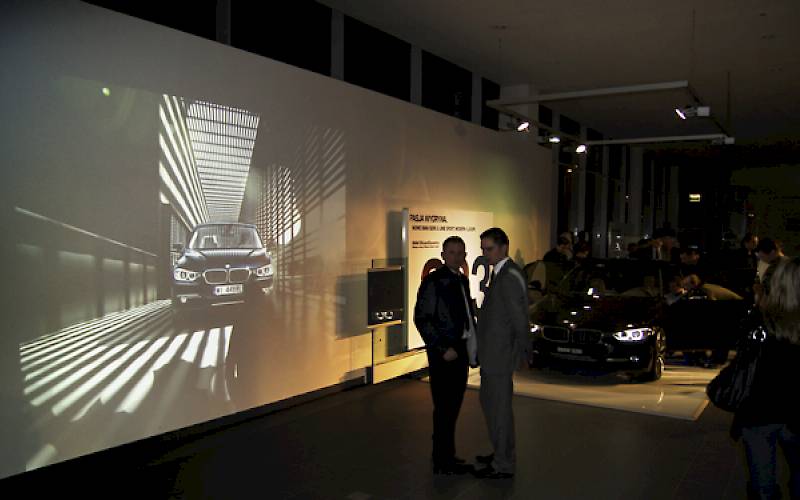 BMW - interaktywna ściana