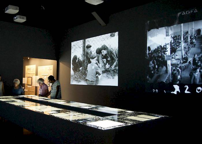 Galicia Jewish Museum - The Girl in the Diary - projectors